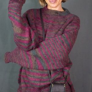 Preloved oversized handmade knit sweater